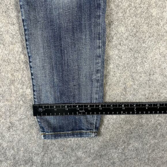 Judy Blue Jeans Womens 13/31 Skinny Leg Distressed Medium Wash Denim Stretch - Picture 7 of 12